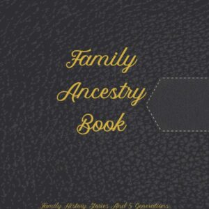 Family Ancestry Book Family History