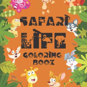 Safari Life Coloring Book